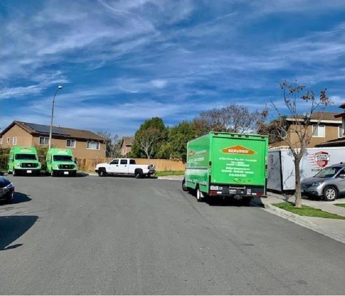 SERVPRO responding to water damage emergency in San Diego