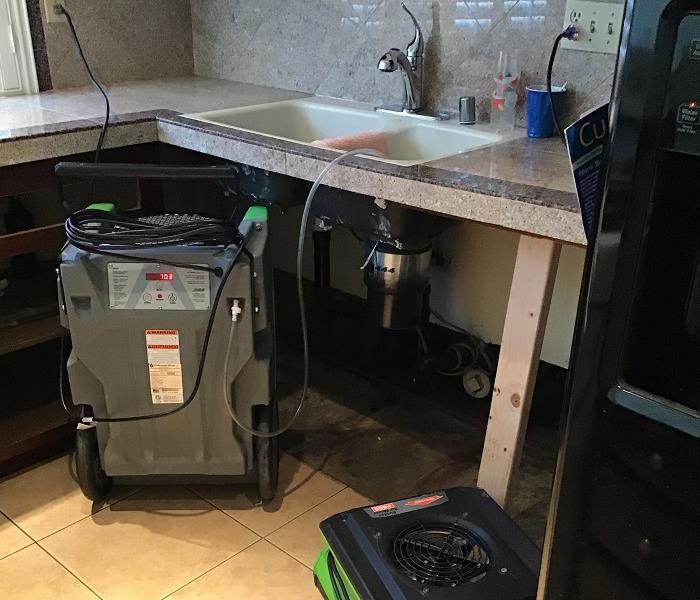 Equipment Drying Under Kitchen Sink 