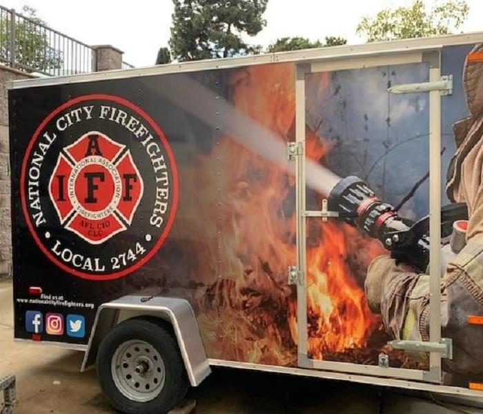 national city fire department trailer