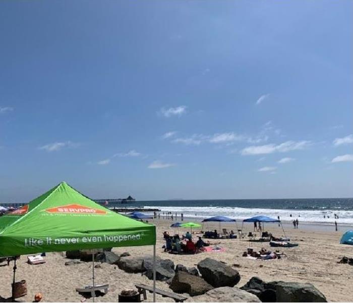 SERVPRO tent in Imperial Beach
